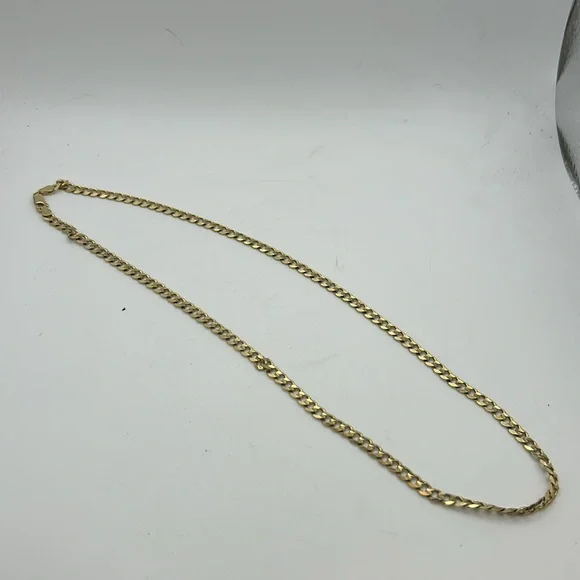 14k Cuban Link Chain Necklace 20.5, 19.1g Unisex